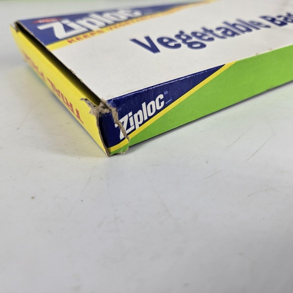 Vint Ziploc Vegetable Bags Trial Pack Lot of 2 USA Dow Vented 2 Qrt 2 Gallon New - Picture 8 of 9